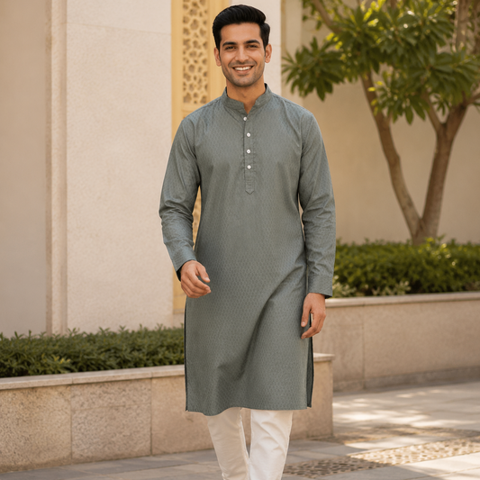 Grey Gentle Kurta