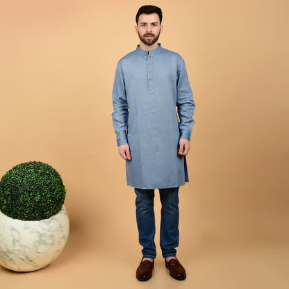 Herringbone Drift Kurta