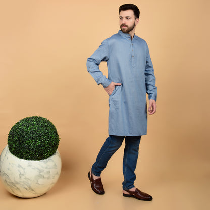 Herringbone Drift Kurta