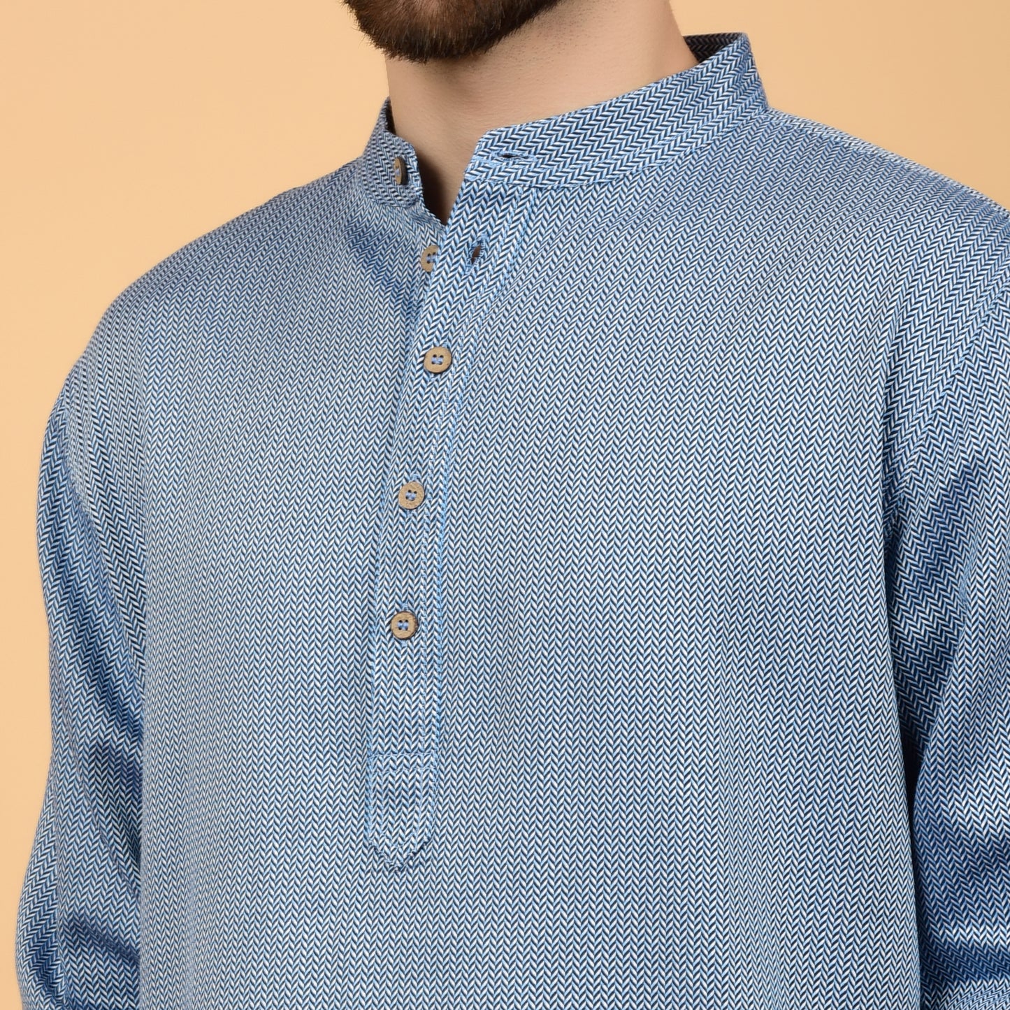 Herringbone Drift Kurta