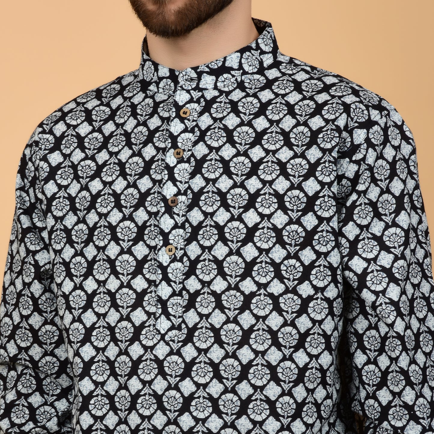 Midnight Ink Printed Kurta