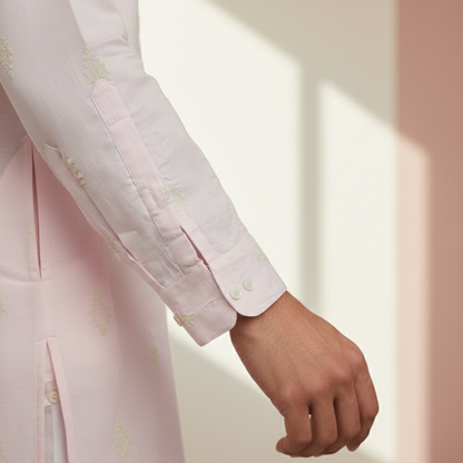 Baby Pink Dori kurta