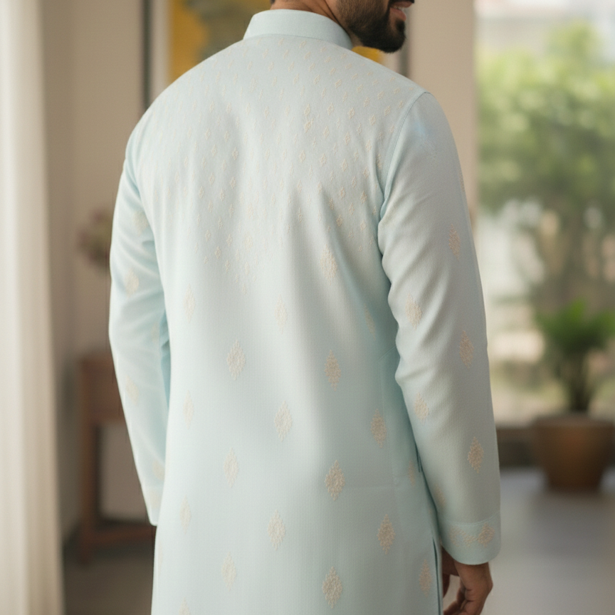 Mint Green Dori Kurta