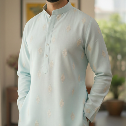 Mint Green Dori Kurta