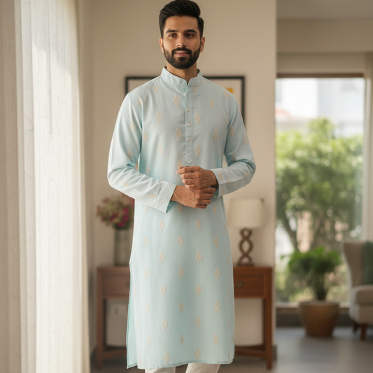Mint Green Dori Kurta
