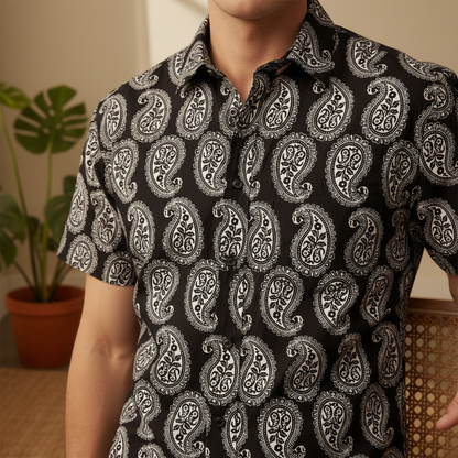 The Paisley Black Unisex Shirt