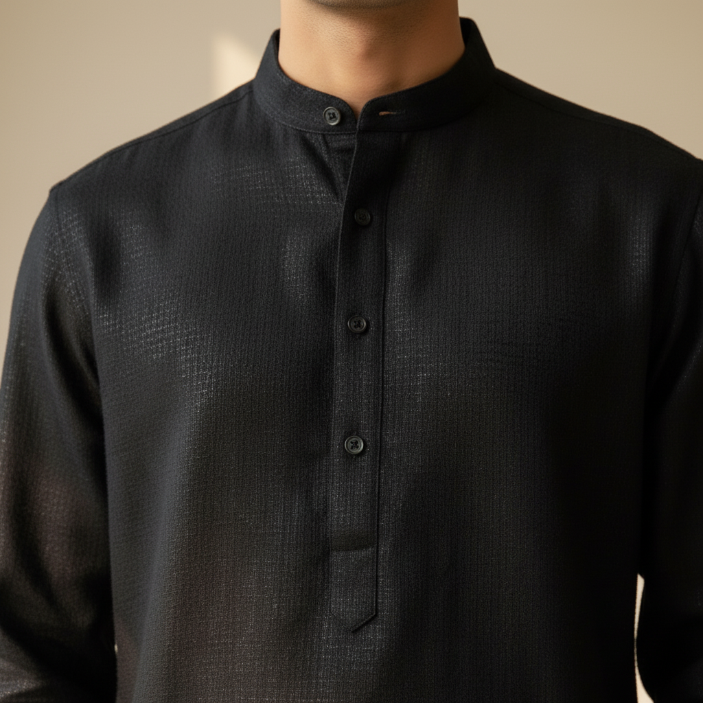 Black Ease Kurta