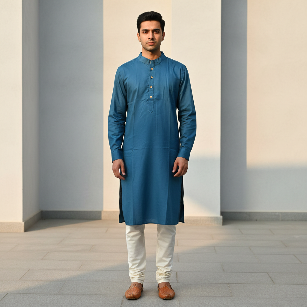 Teal Calm Kurta