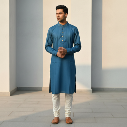 Teal Calm Kurta