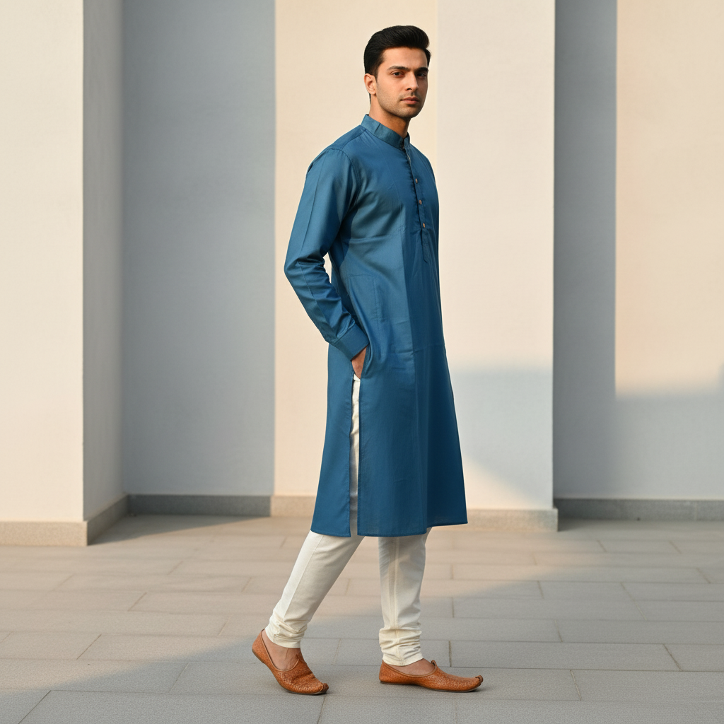 Teal Calm Kurta